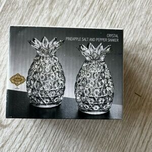 Shannon Crystal Pineapple Salt and Pepper Set by Godinger